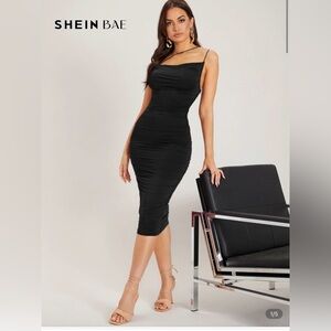 Elegant Black Women's Dress